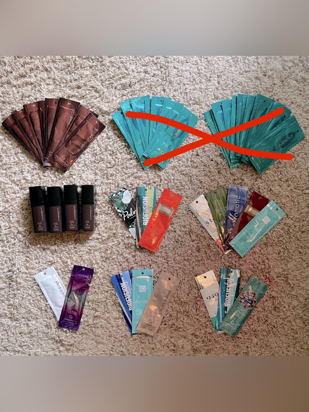 California Tan Tanning Lotion Packet Bundle